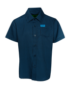 Youth Simple Mind Party Shirt - Black & Cyan - Dixxon Flannel Co.