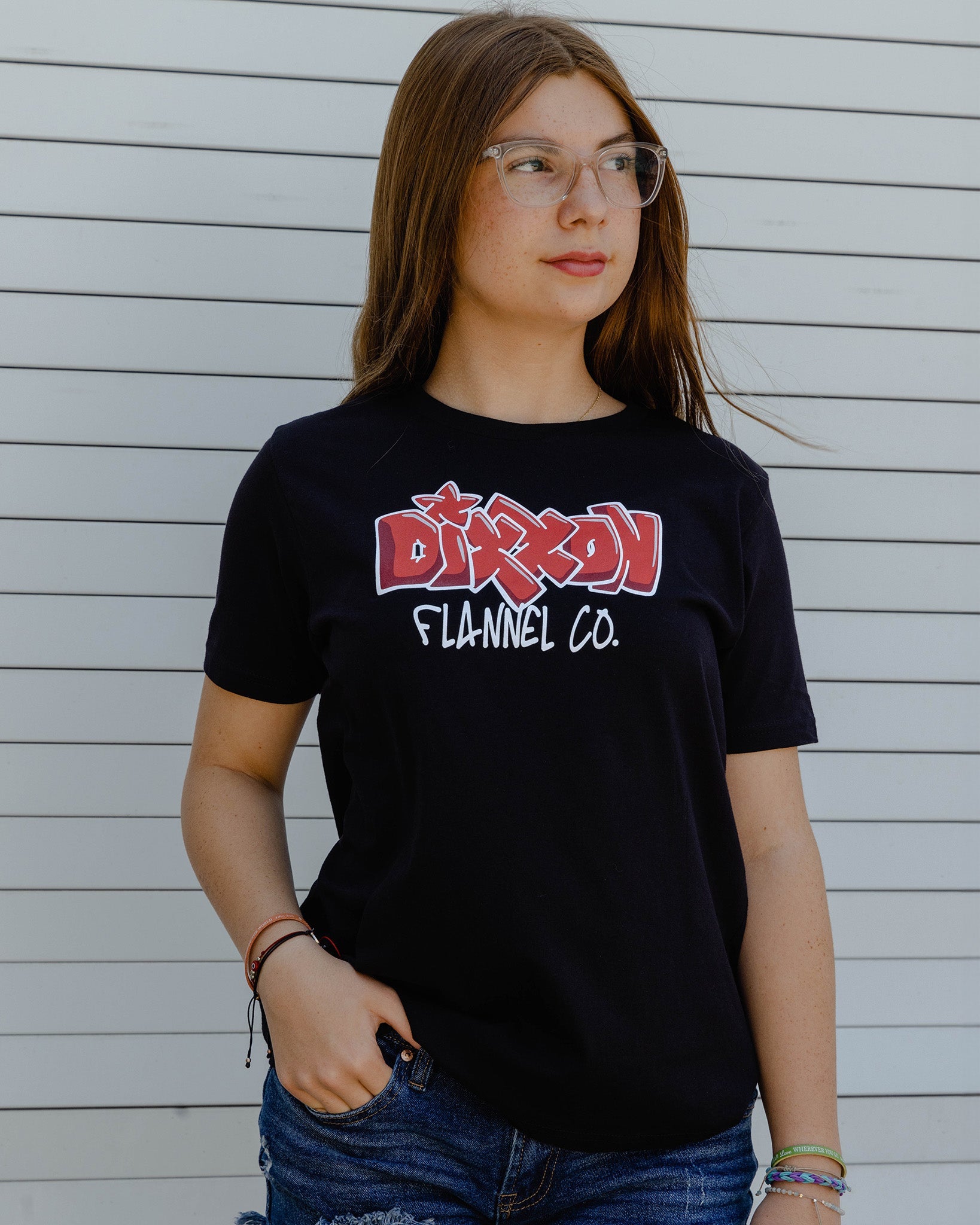 Youth Tagged T-Shirt - Black - Dixxon Flannel Co.