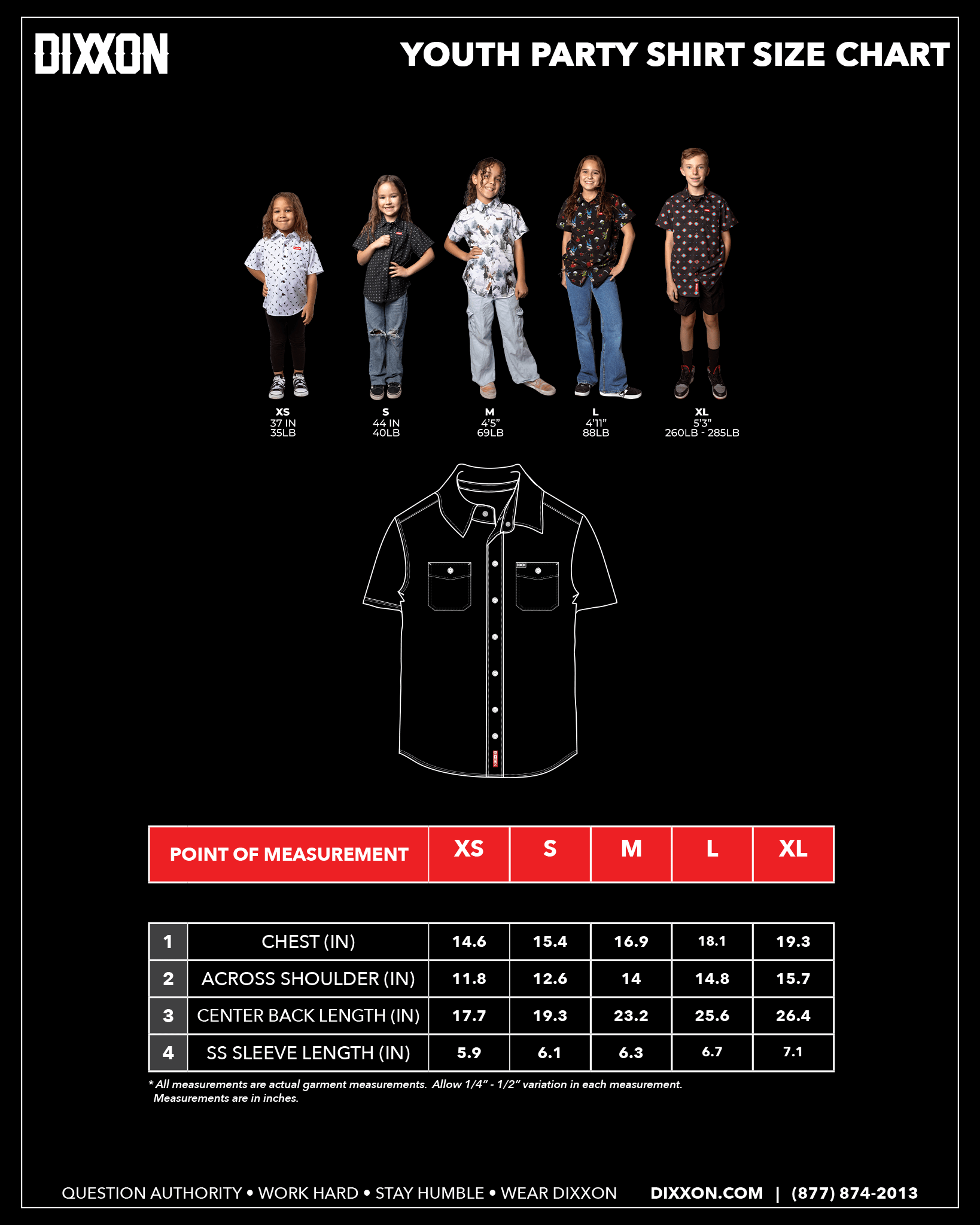 Youth The Card Short Sleeve | Dixxon Flannel Co.