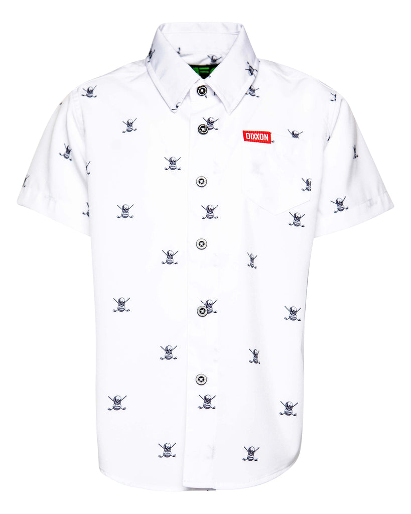 Youth The Mulligan Party Shirt - White - Dixxon Flannel Co.
