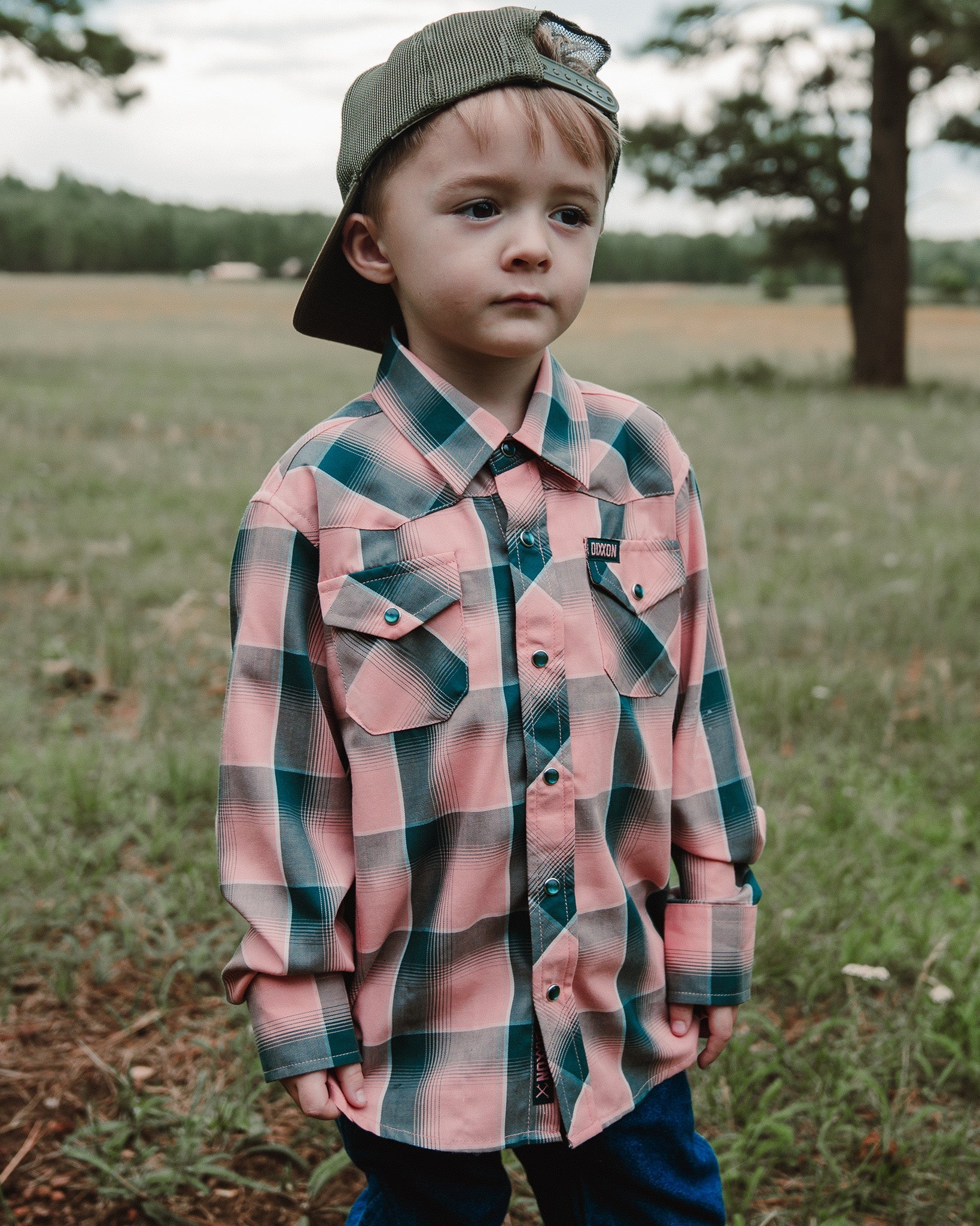 Youth The Pleasanton Bamboo Long Sleeve - Lasso - Dixxon Flannel Co.