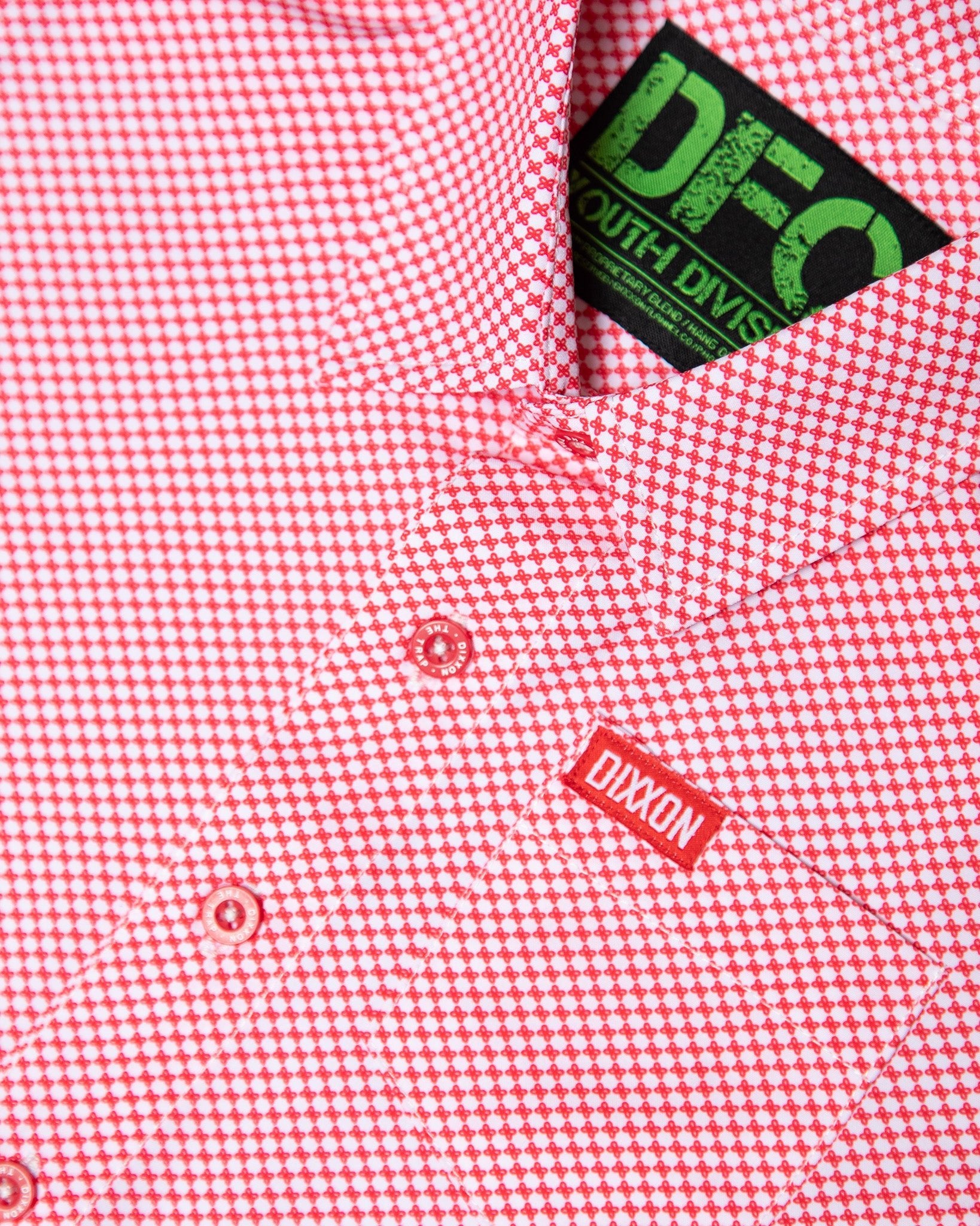 Youth The Trap Party Shirt - Red & White - Dixxon Flannel Co.