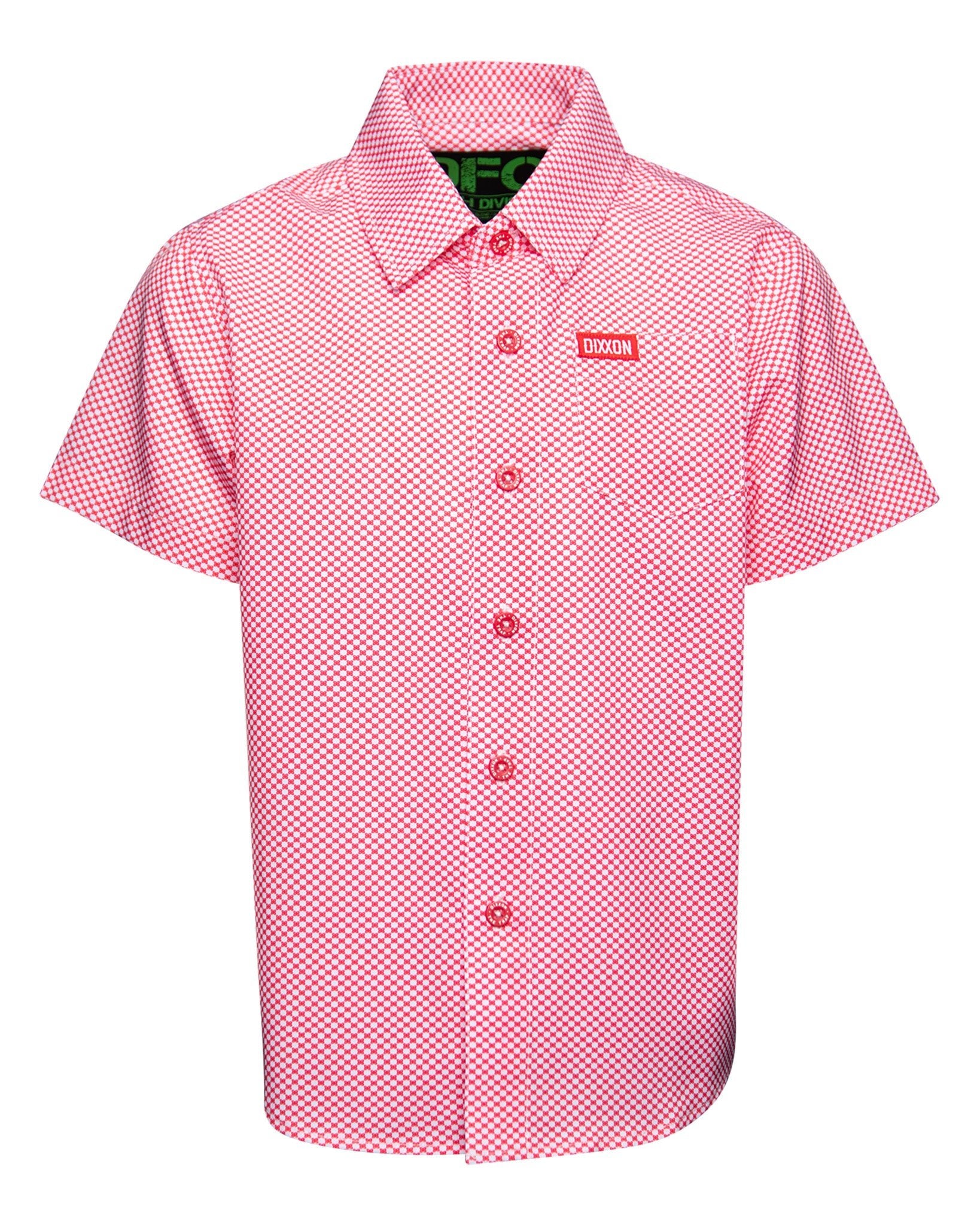 Youth The Trap Party Shirt - Red & White - Dixxon Flannel Co.