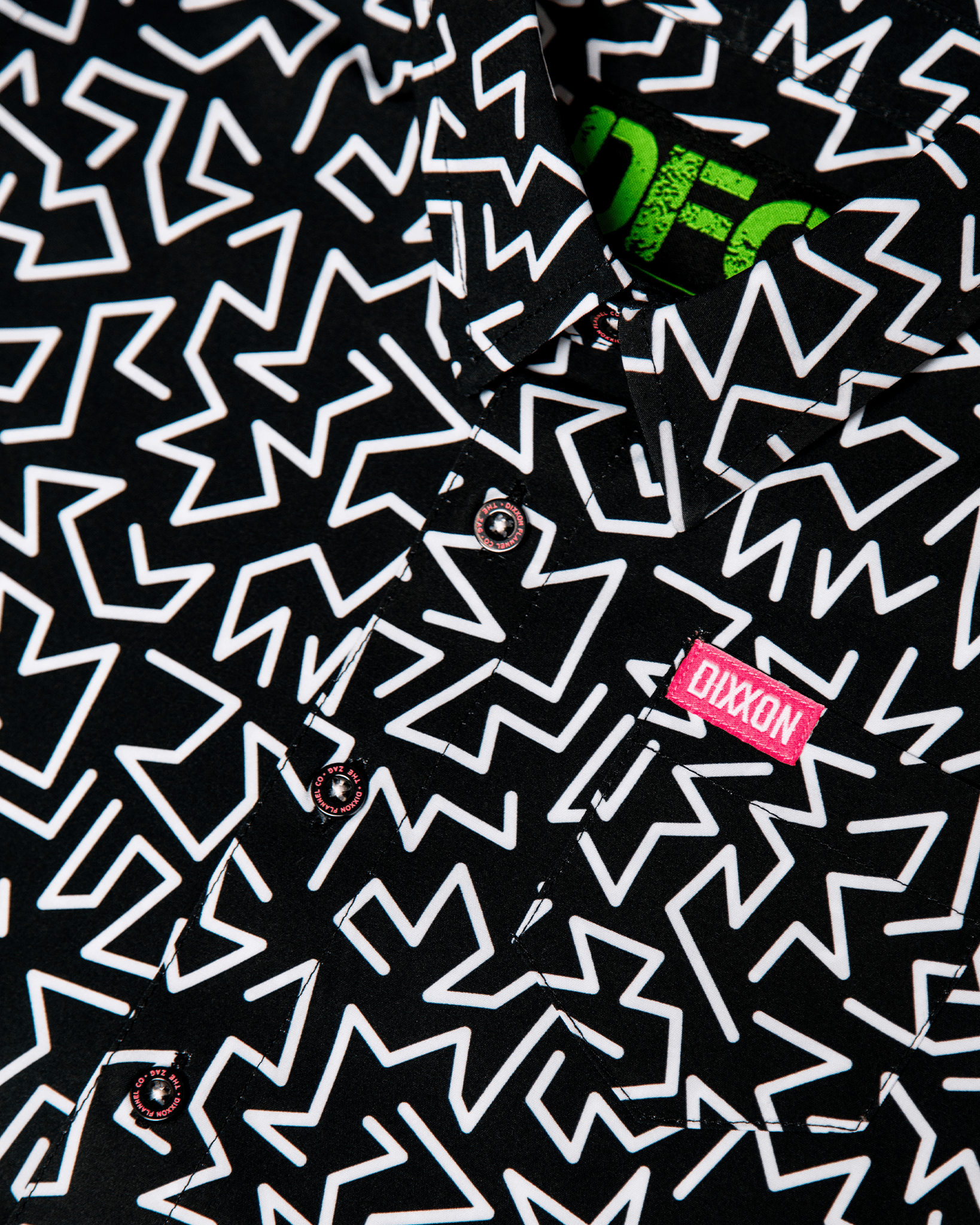 Youth The Zag Party Shirt - Black & White - Dixxon Flannel Co.