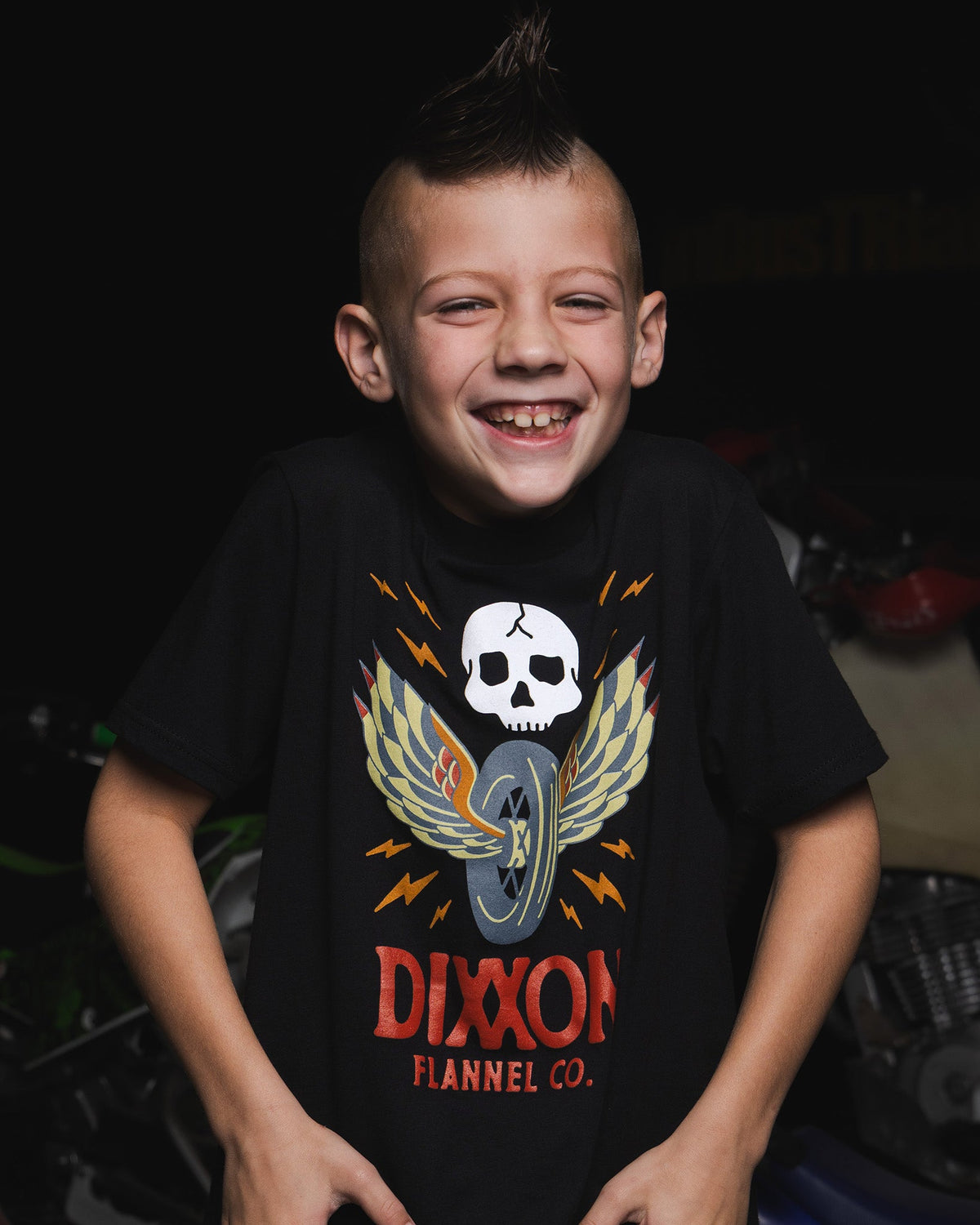 Youth Traveler T-Shirt - Black - Dixxon Flannel Co. view 3