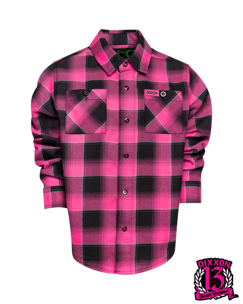 シャツ STENCIL FLANNEL SHIRT / O.WH FUXIA Youth Viper 2.0 Flannel | Dixxon Flannel Co.