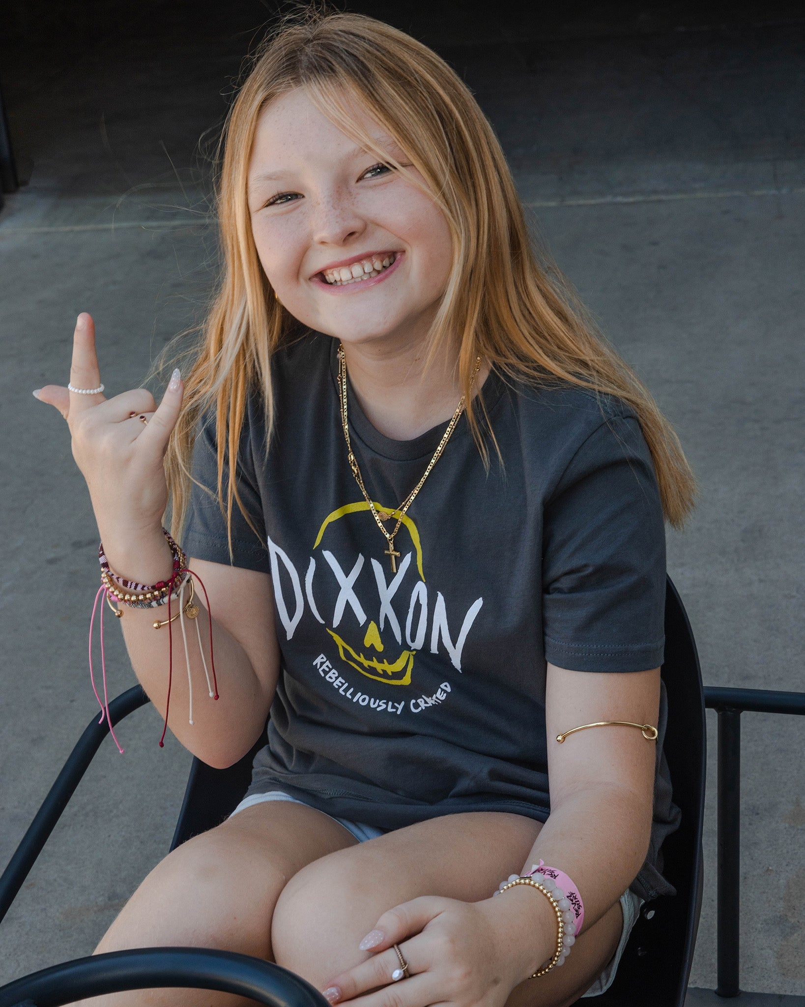 Youth White Eyed T-Shirt - Heavy Metal - Dixxon Flannel Co.