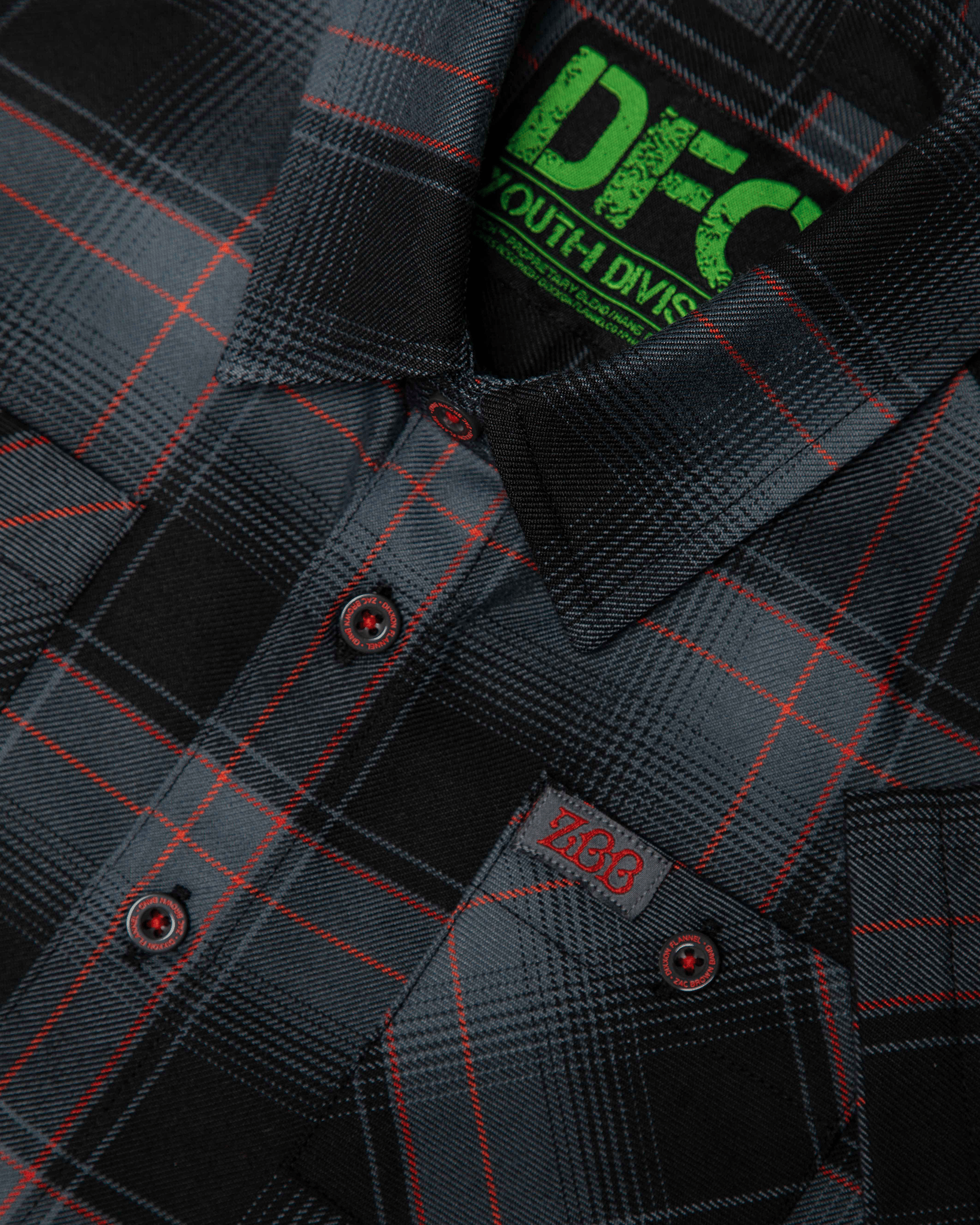 Youth Zac Brown Band – Love & Fear 2026 Short Sleeve Flannel - Dixxon Flannel Co.