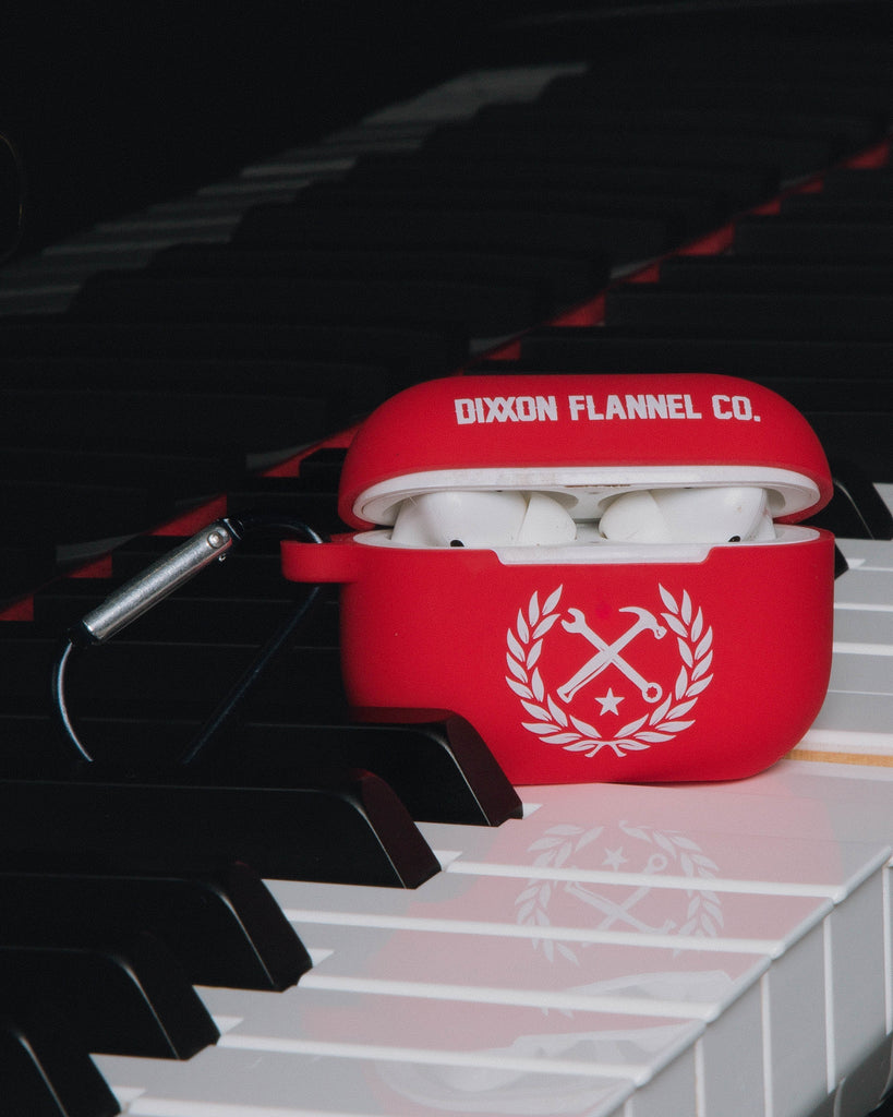 2nd Gen AirPod Case - Red Crest - Dixxon Flannel Co.