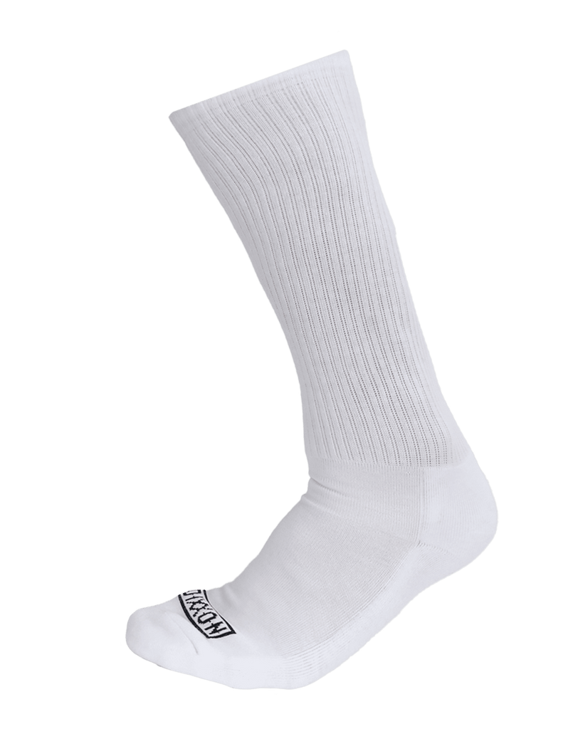 6pk Premium Crew Socks - White - Dixxon Flannel Co.