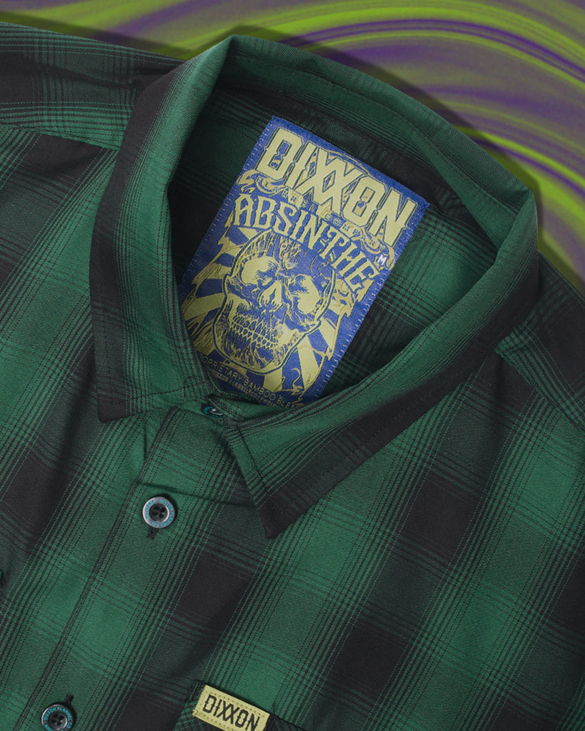Absinthe Bamboo Short Sleeve - Dixxon Flannel Co.