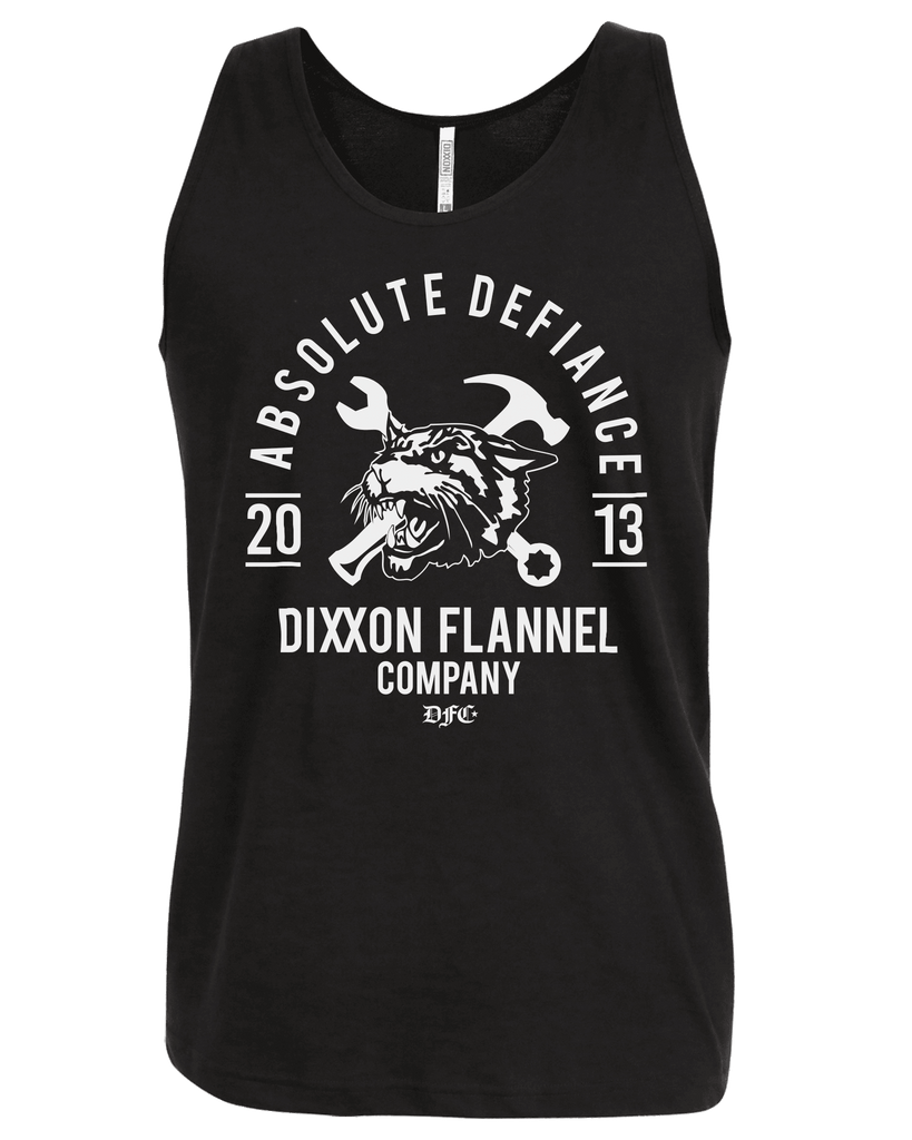 Men's Absolute Defiance Tank - Black & White | Dixxon Flannel Co.