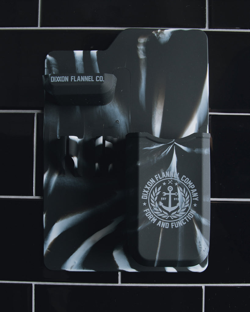 Adhesive Razor Tray - Black Marble - Dixxon Flannel Co.