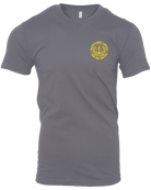 Anchor Crest T-Shirt - Gray & Yellow - Dixxon Flannel Co.