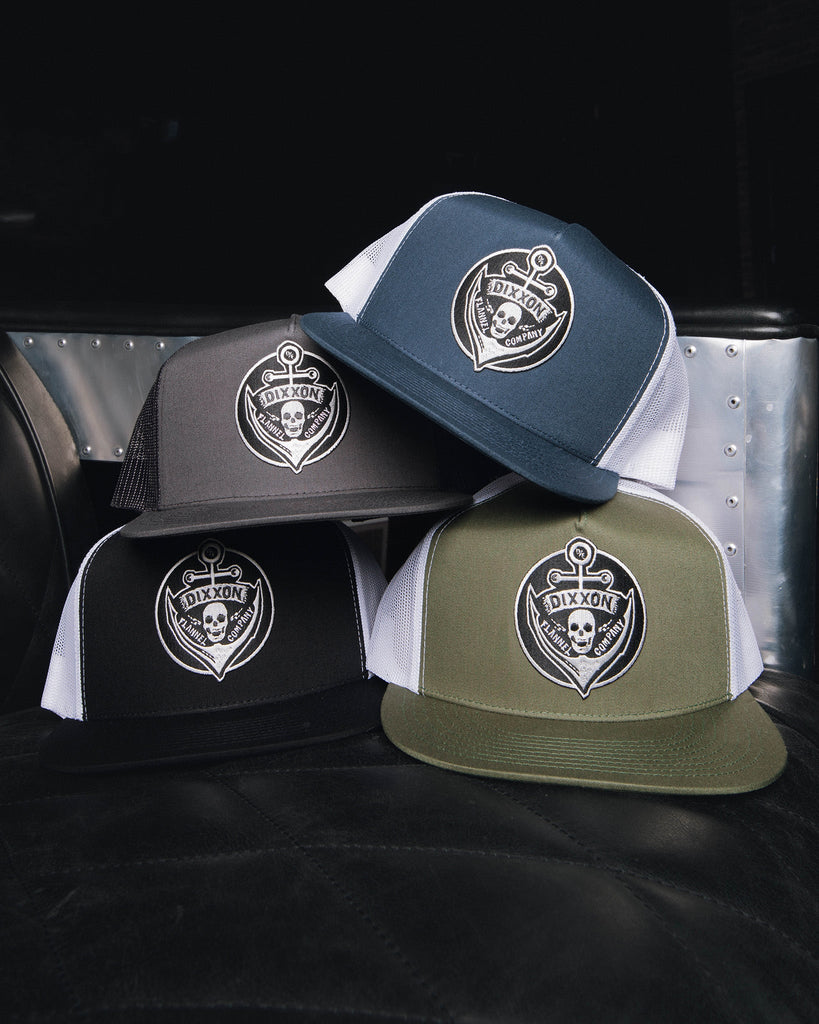 Anchor Flat Bill Trucker Snapback - Dixxon Flannel Co.