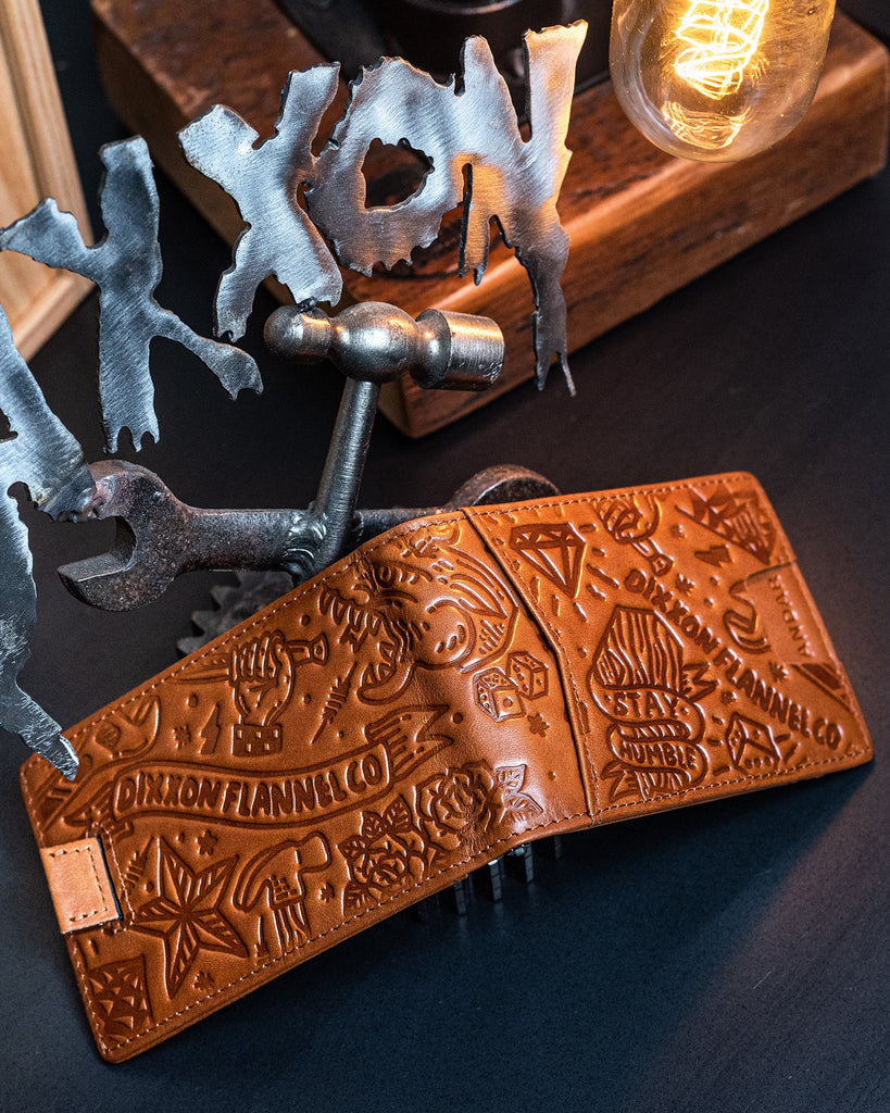 Andar Leather Wallet - Camel - Dixxon Flannel Co.