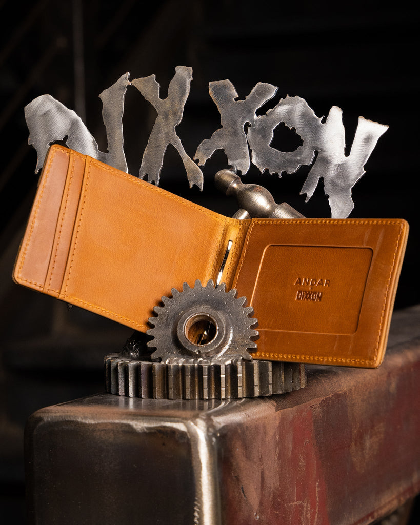 Andar Two-Tone Leather Wallet - Brown & Camel - Dixxon Flannel Co.