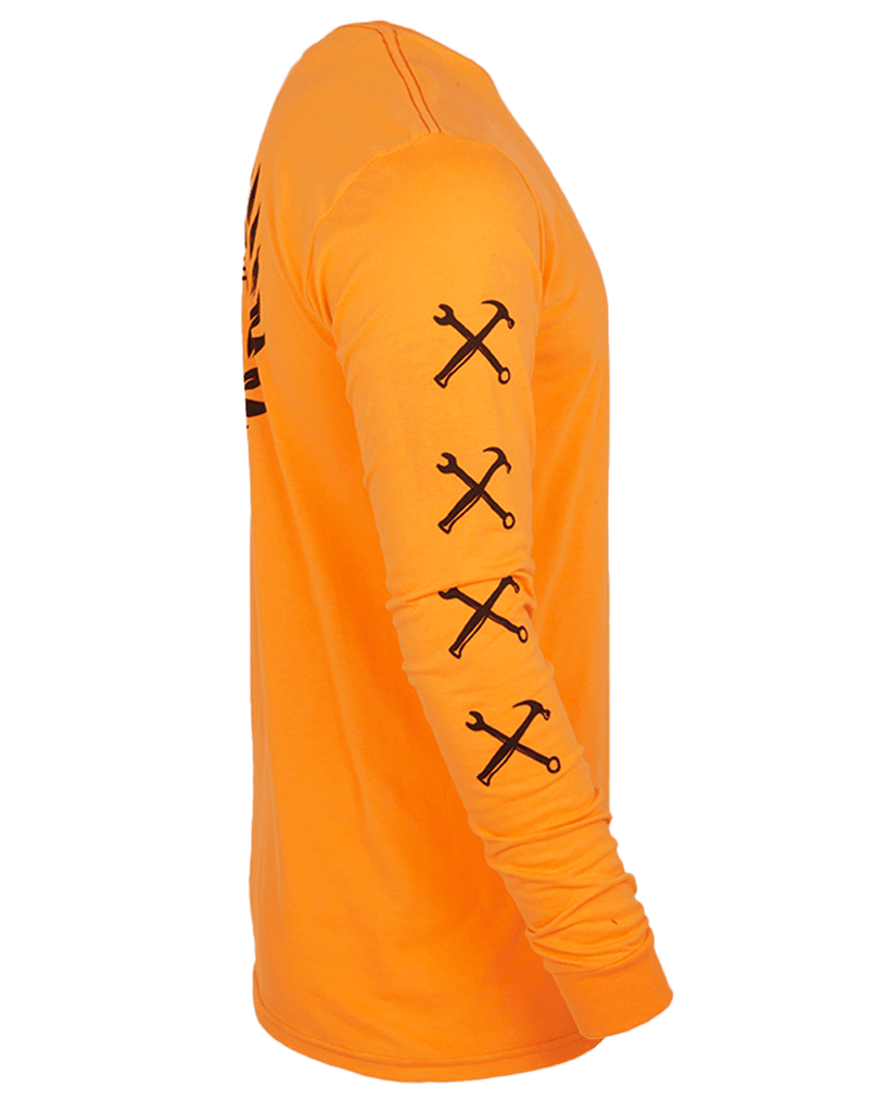 Approved Hi Vis Long Sleeve T-Shirt - Orange - Dixxon Flannel Co.