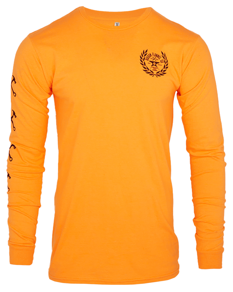 Approved Hi Vis Long Sleeve T-Shirt - Orange - Dixxon Flannel Co.