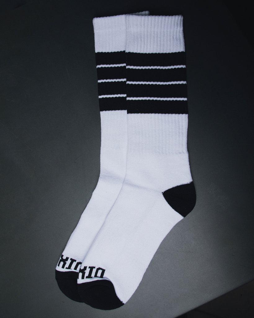 Athletic Stripes Premium Crew Socks - Dixxon Flannel Co.