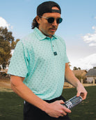 Avery Party Polo - Tiffany - Dixxon Flannel Co.