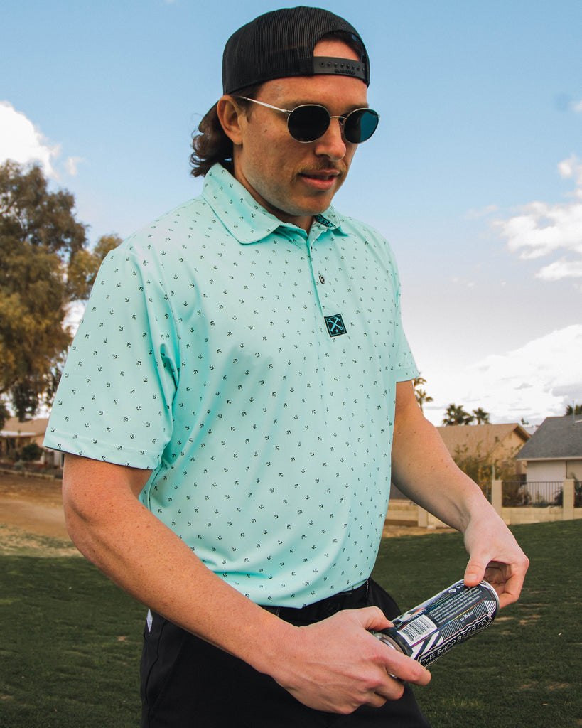 Avery Party Polo - Tiffany - Dixxon Flannel Co.