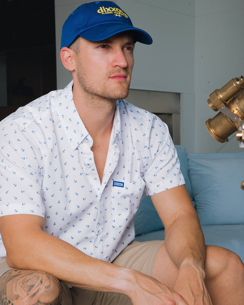 Avery Short Sleeve - White - Dixxon Flannel Co.