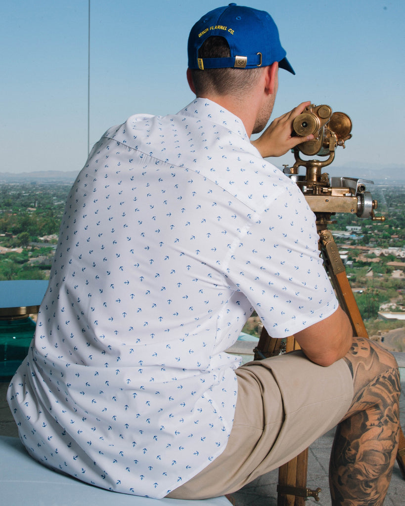 Avery Short Sleeve - White - Dixxon Flannel Co.