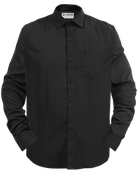 Bamboo Long Sleeve Dress Shirt 2.0 - Black - Dixxon Flannel Co.