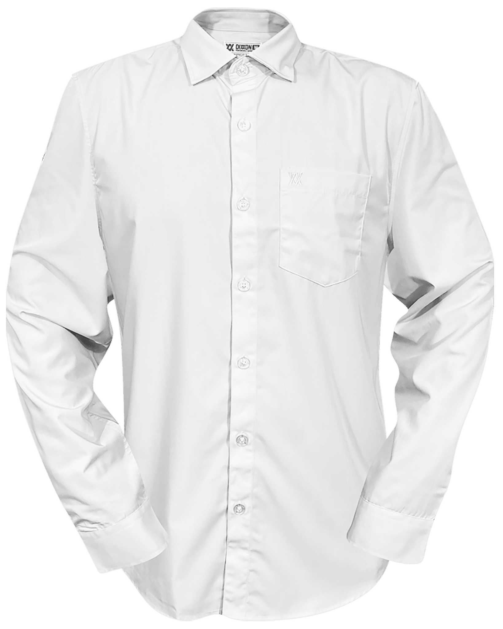 White Dixxon Bamboo Dress Shirt Shop Now - Main Image