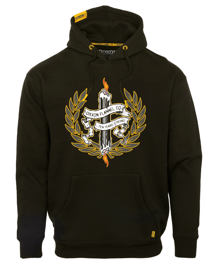 Black Candle Pullover Hoodie - Dixxon Flannel Co.
