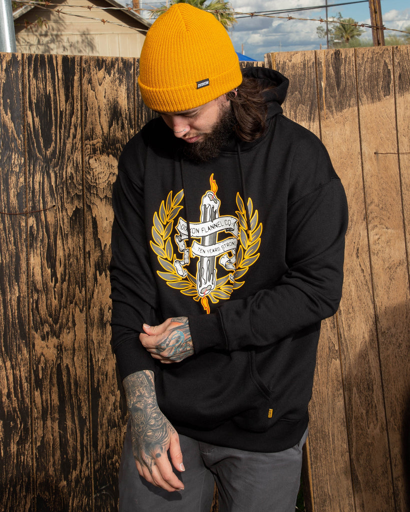 Black Candle Pullover Hoodie - Dixxon Flannel Co.