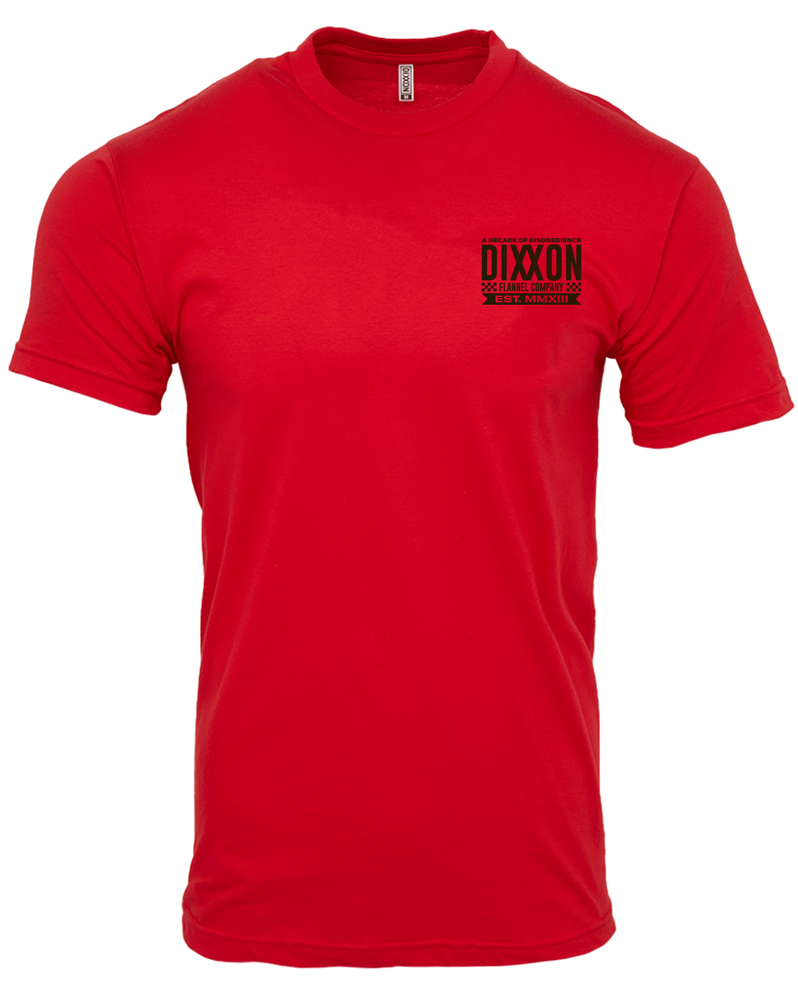 Black Decade of Disobedience T-Shirt - Red - Dixxon Flannel Co.