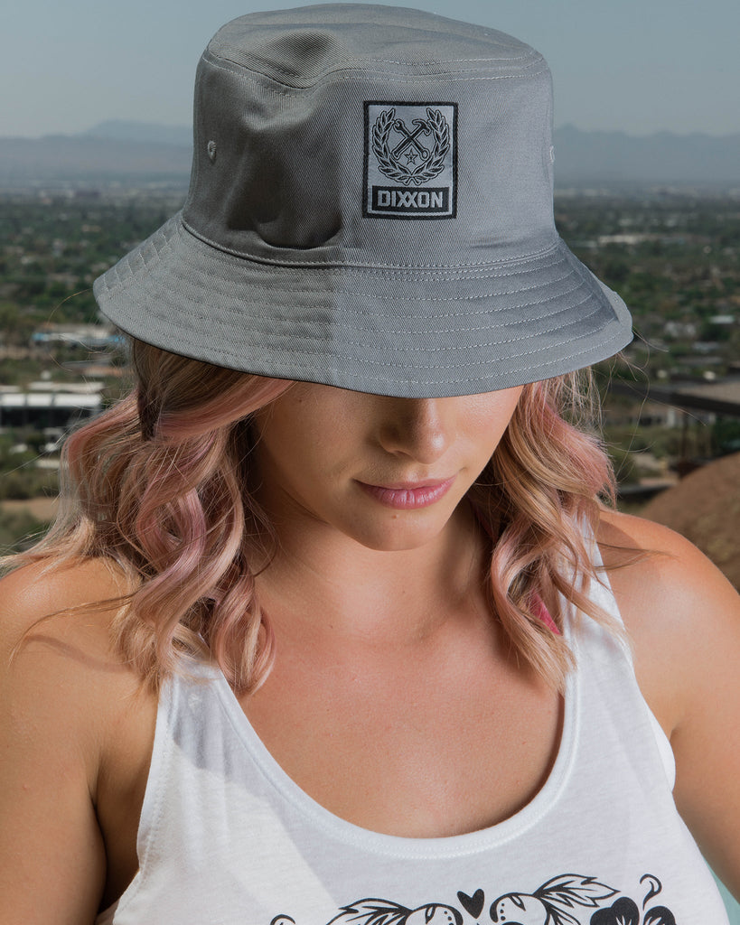 Black & Gray Reversible Bucket Hat - Dixxon Flannel Co.