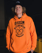 Black Weld Pullover Hoodie - Safety Orange - Dixxon Flannel Co.
