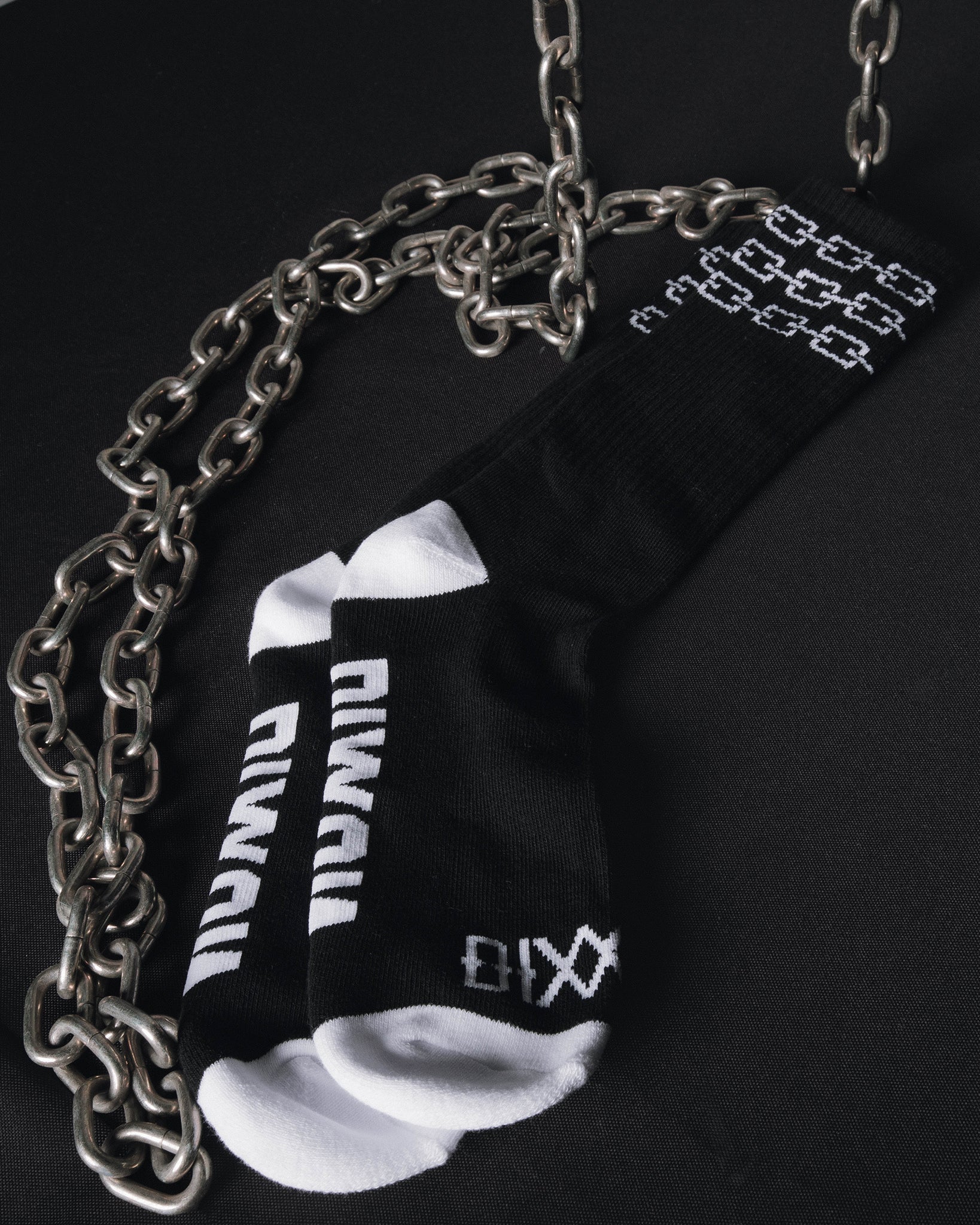 Blackest Friday Chains Premium Crew Socks - Dixxon Flannel Co.