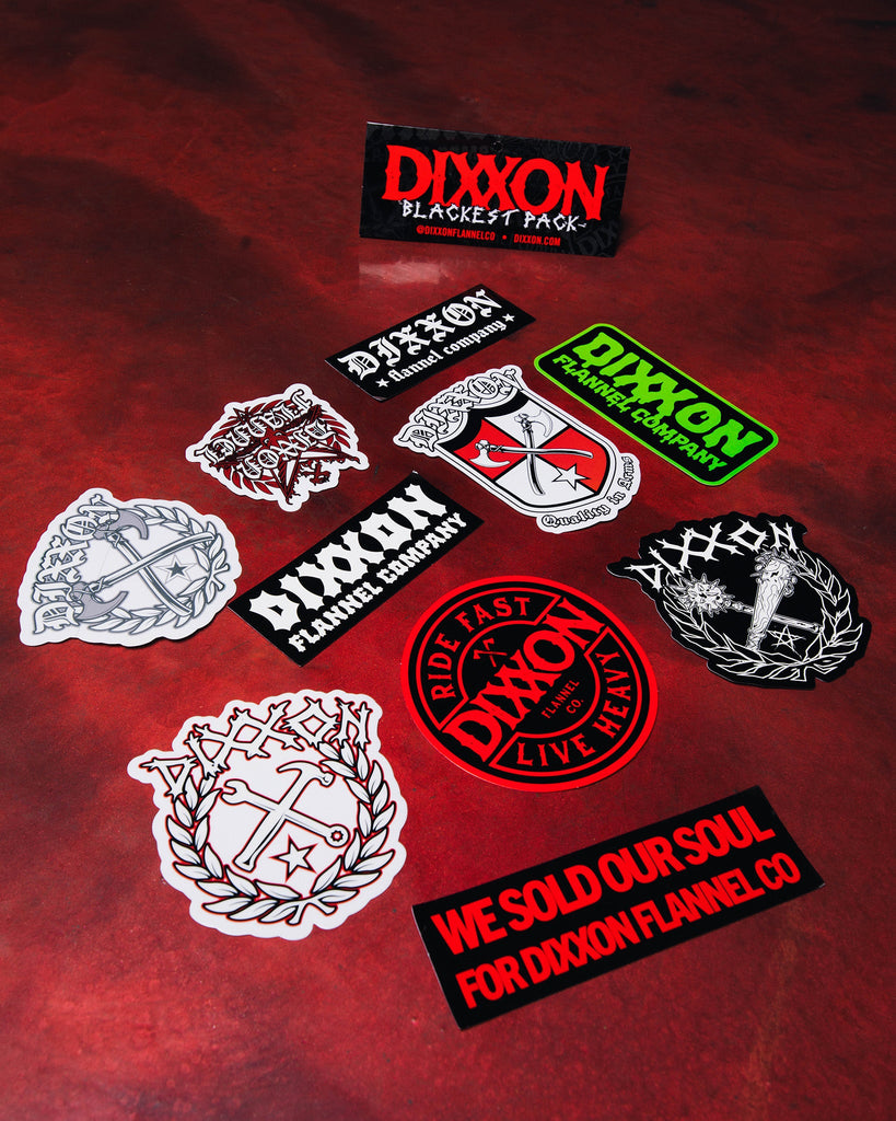 Blackest Friday Dimebag Sticker Pack - Dixxon Flannel Co.