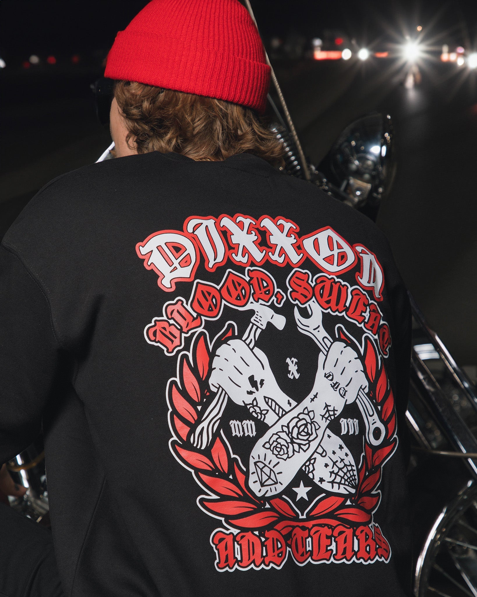 TBPR×KILLER-BONG BAININ CREW SWEAT burnice-Sweatshirt-side-