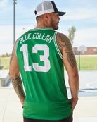 Blue Collar Jersey - Green & White - Dixxon Flannel Co.