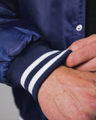 Blue Pastime Nylon Varsity Jacket - Dixxon Flannel Co.