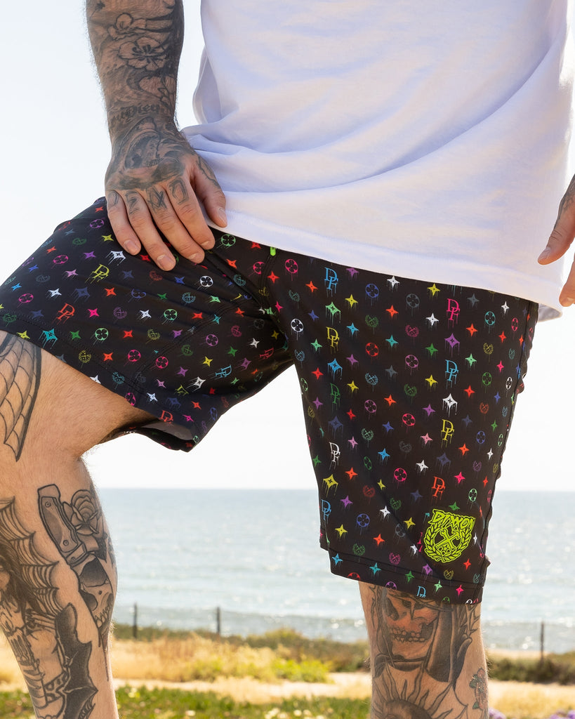 Bougie Boardshorts - Multi Drip - Dixxon Flannel Co.