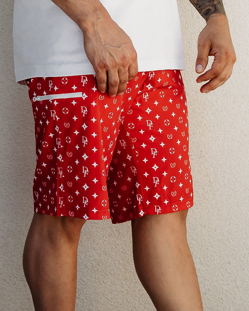 Bougie Boardshorts - Red - Dixxon Flannel Co.