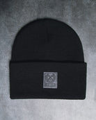 Box Crest Ribbed Beanie - Blackest Friday - Dixxon Flannel Co.