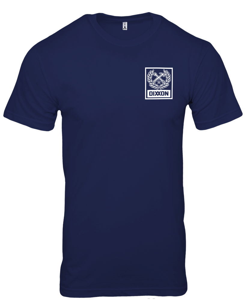 Box Crest T-Shirt - Navy & White - Dixxon Flannel Co.