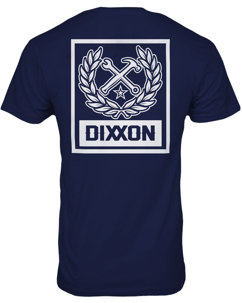 Box Crest T-Shirt - Navy & White - Dixxon Flannel Co.