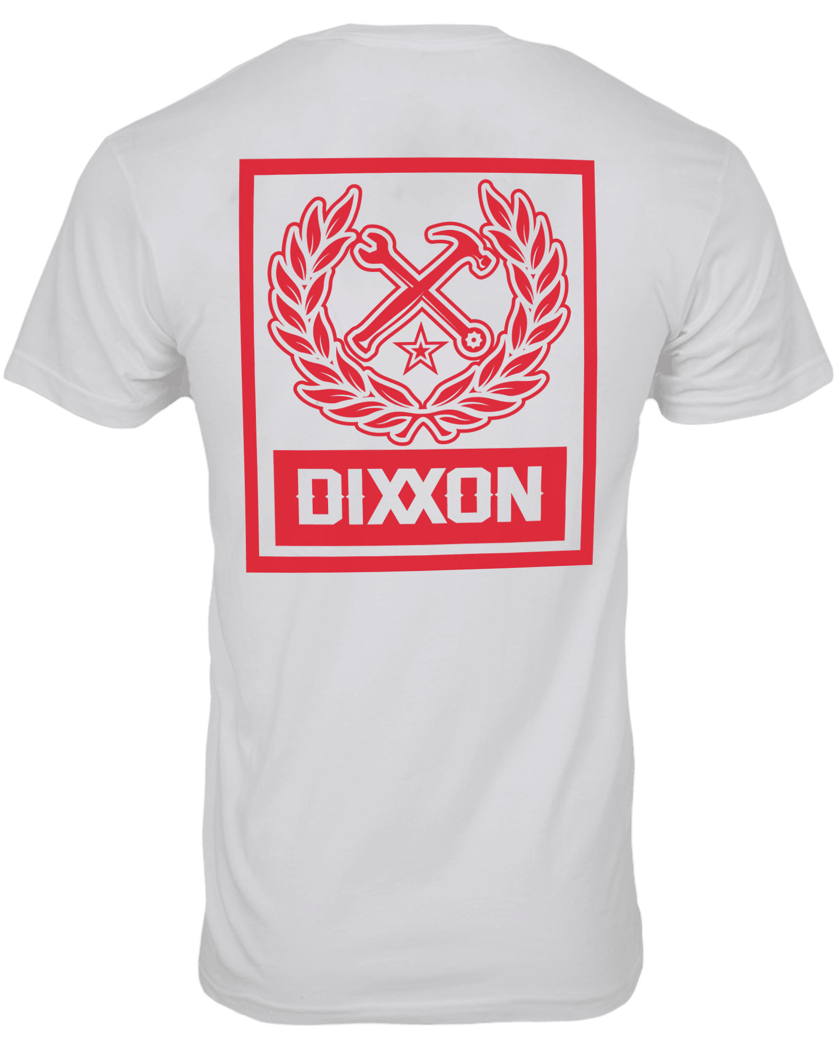 Box Crest T-Shirt - Red & White - Dixxon Flannel Co.