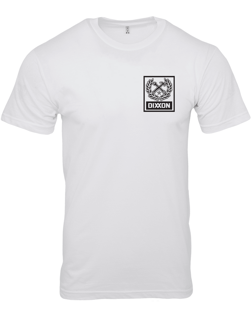 Box Crest T-Shirt - White & Black - Dixxon Flannel Co.