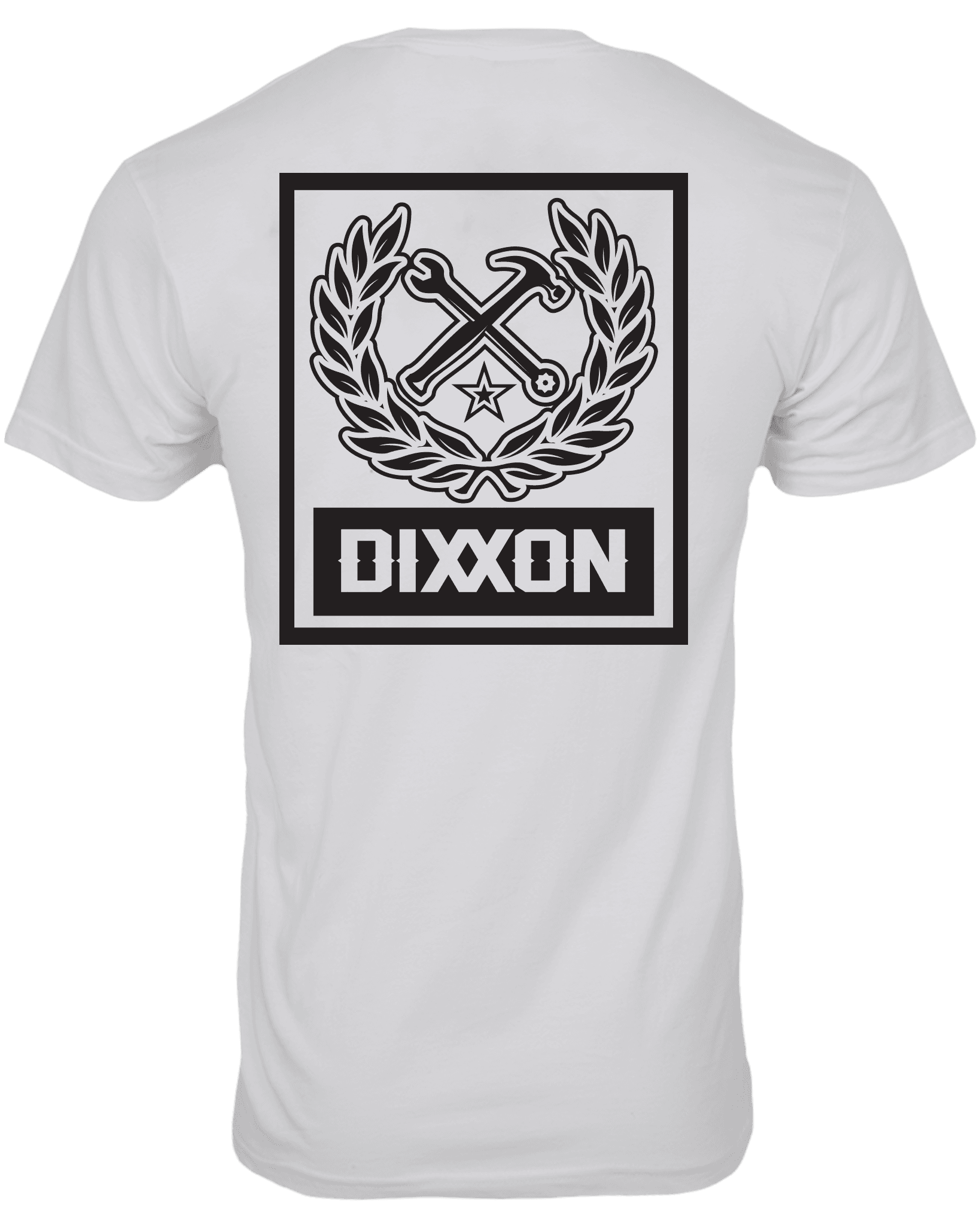 Box Crest T-Shirt - White & Black - Dixxon Flannel Co.