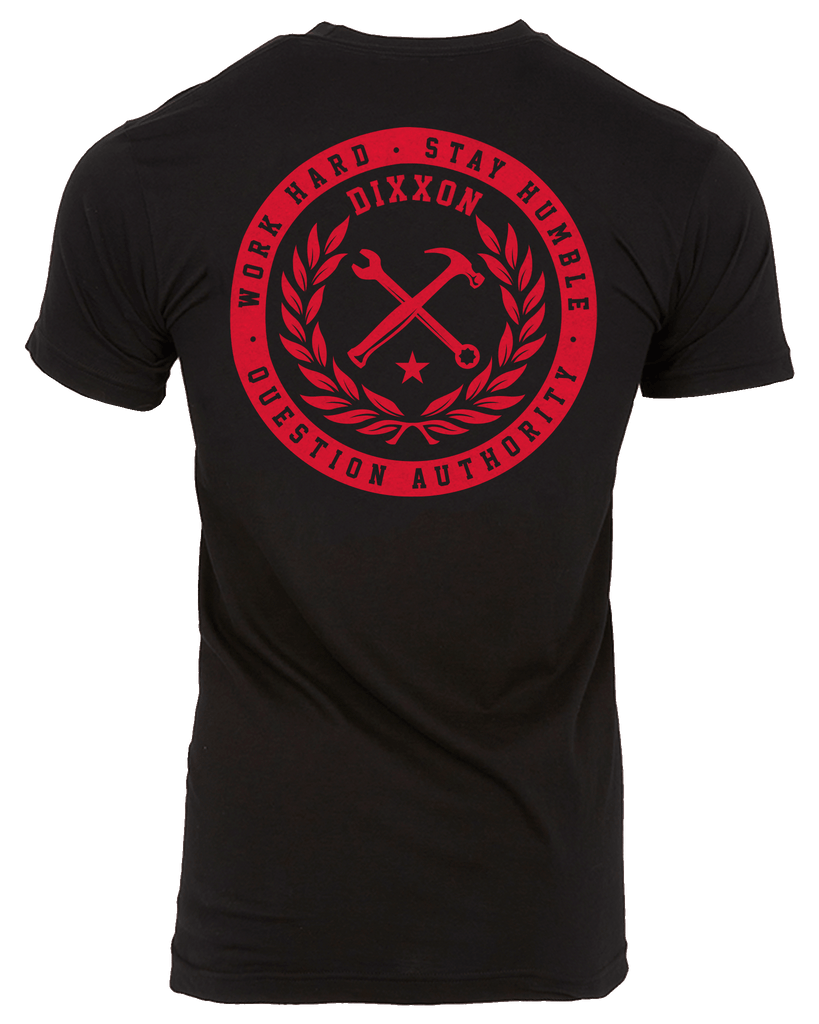 Branded T-Shirt - Black & Red - Dixxon Flannel Co.