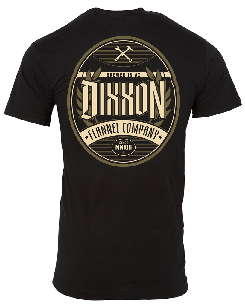 Brewed in AZ T-Shirt - Black - Dixxon Flannel Co.